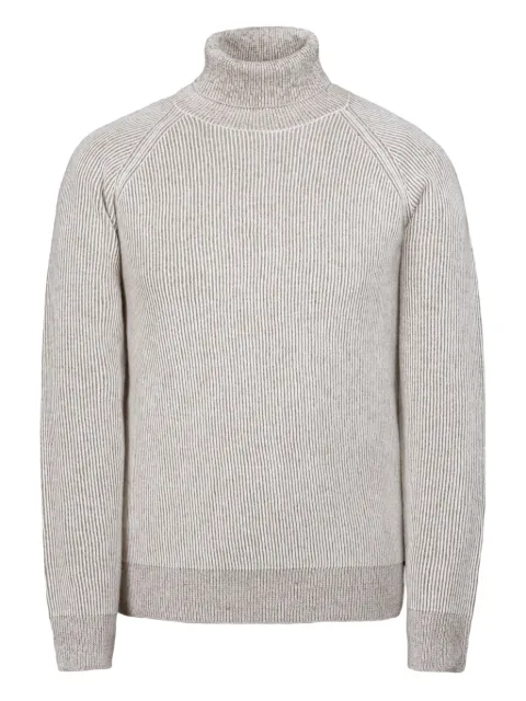 Moorer ribbed turtleneck sweater