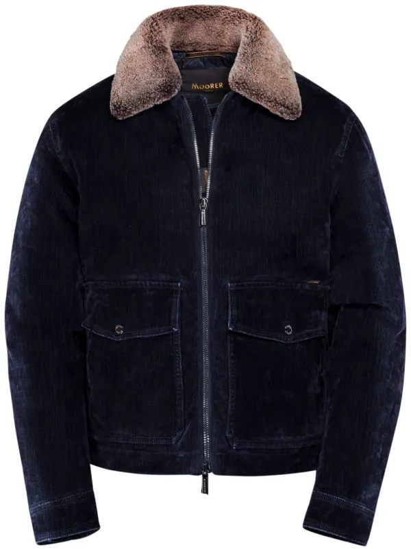 Moorer Hendric Jacket | Blue | FARFETCH