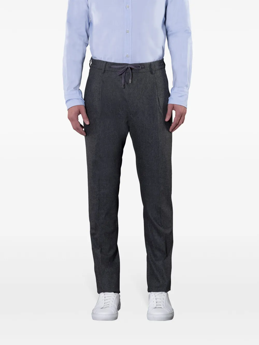 Moorer Anton-FSR straight broek - Grijs