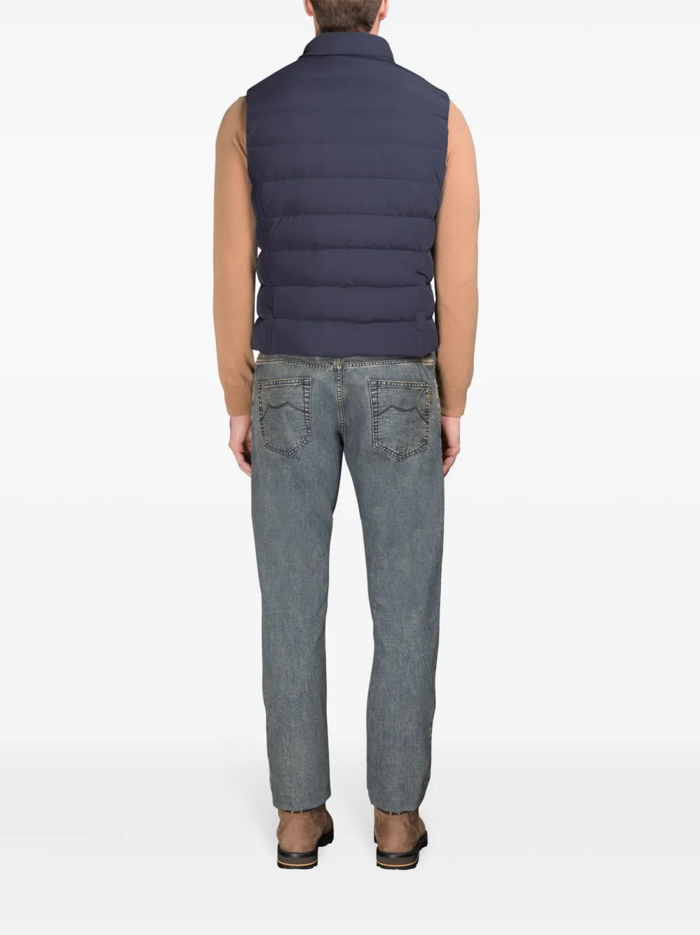 Moorer Oliver gilet - Blauw