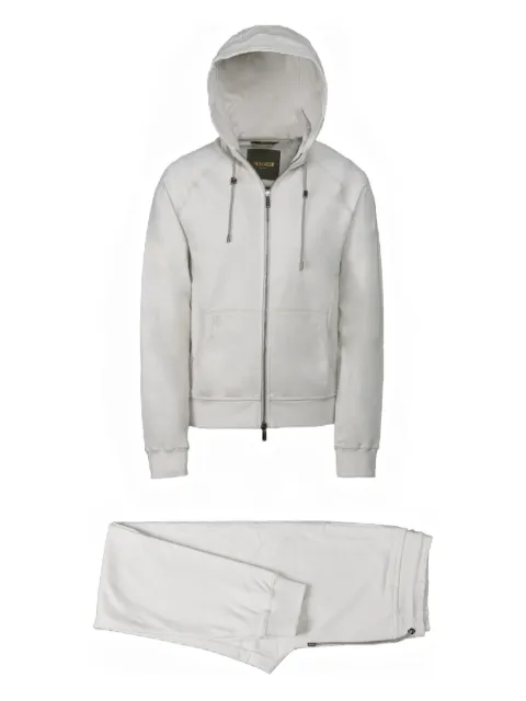 Moorer hooded zip-up tracksuit
