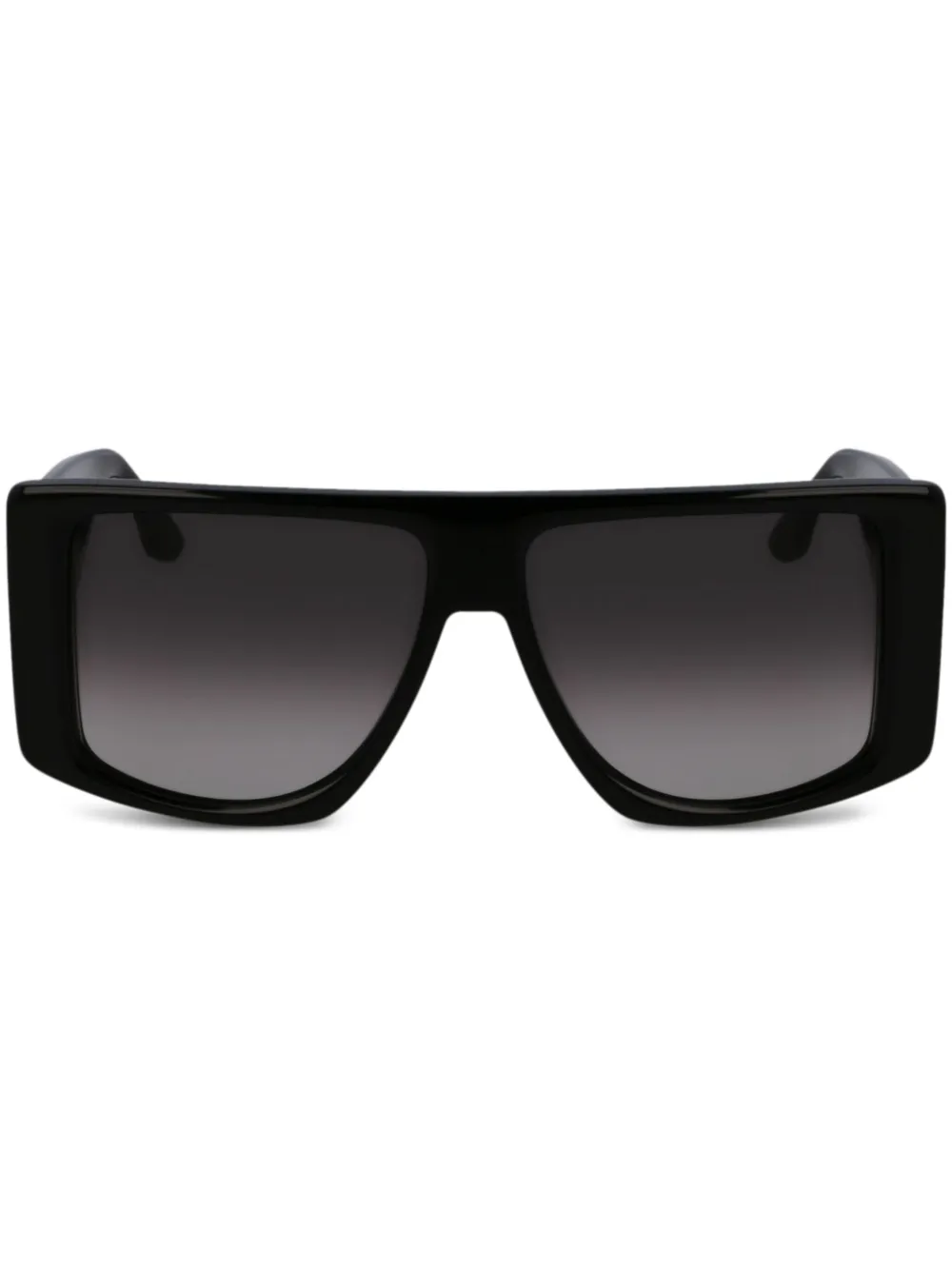 Victoria Beckham Eyewear Occhiali da sole con placca logo - Nero