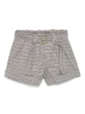 Miss Grant Kids plaid shorts - Neutrals