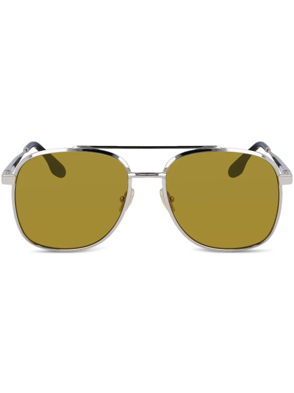 Victoria Beckham Eyewear Occhiali da sole con montatura stile pilota - Argento