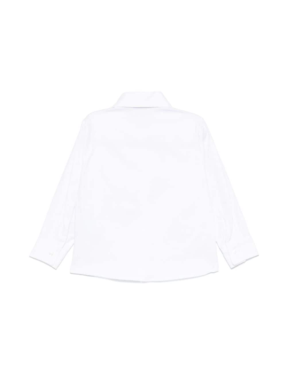 Miss Grant Kids poplin shirt - Wit