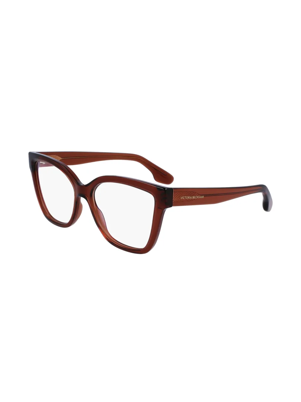 Victoria Beckham Eyewear Bril met vierkant montuur Bruin
