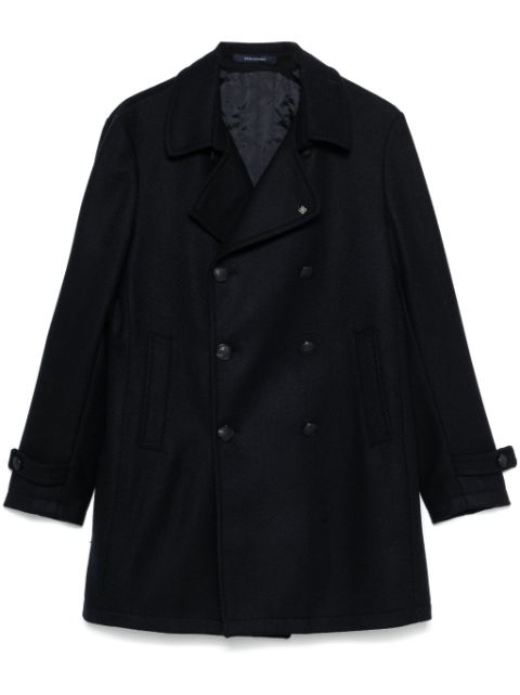 Tagliatore herringbone coat Men