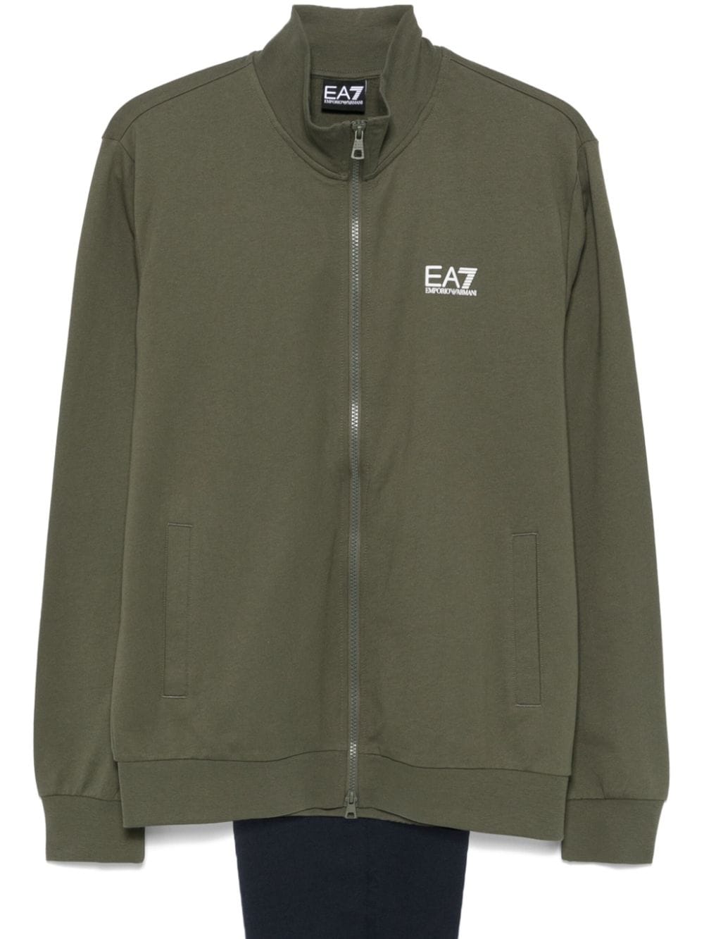 Ea7 Emporio Armani zip-up tracksuit set - Verde