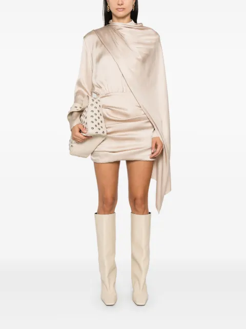 Magda Butrym cape-effect mini dress 182924 - 1
