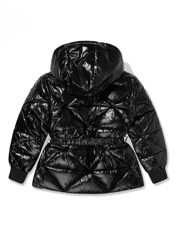 Juicy Couture Kids Belted Quilted Puffer Jacket Black FARFETCH BH