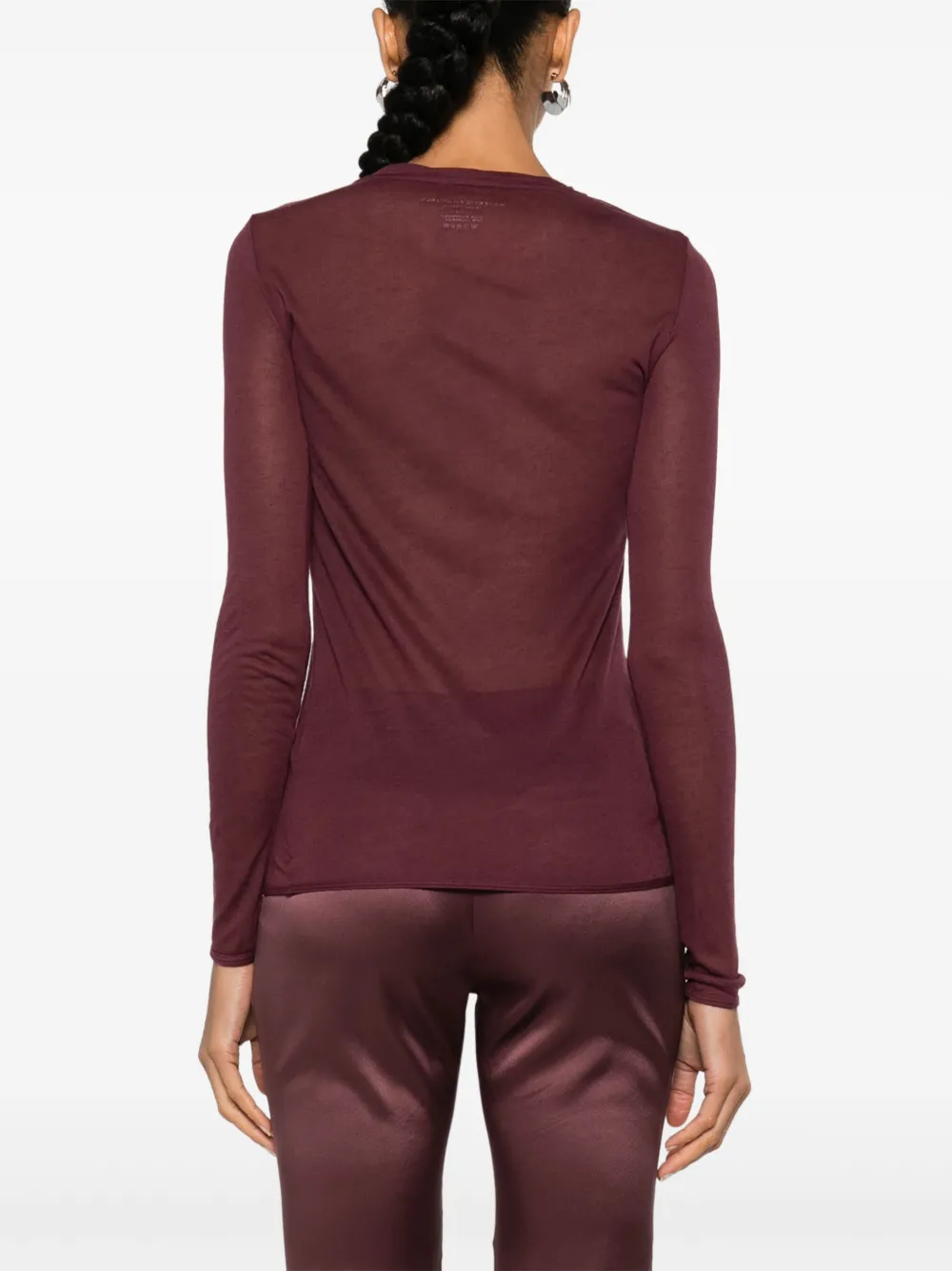 Affordable Majestic Filatures sheer T-shirt Women