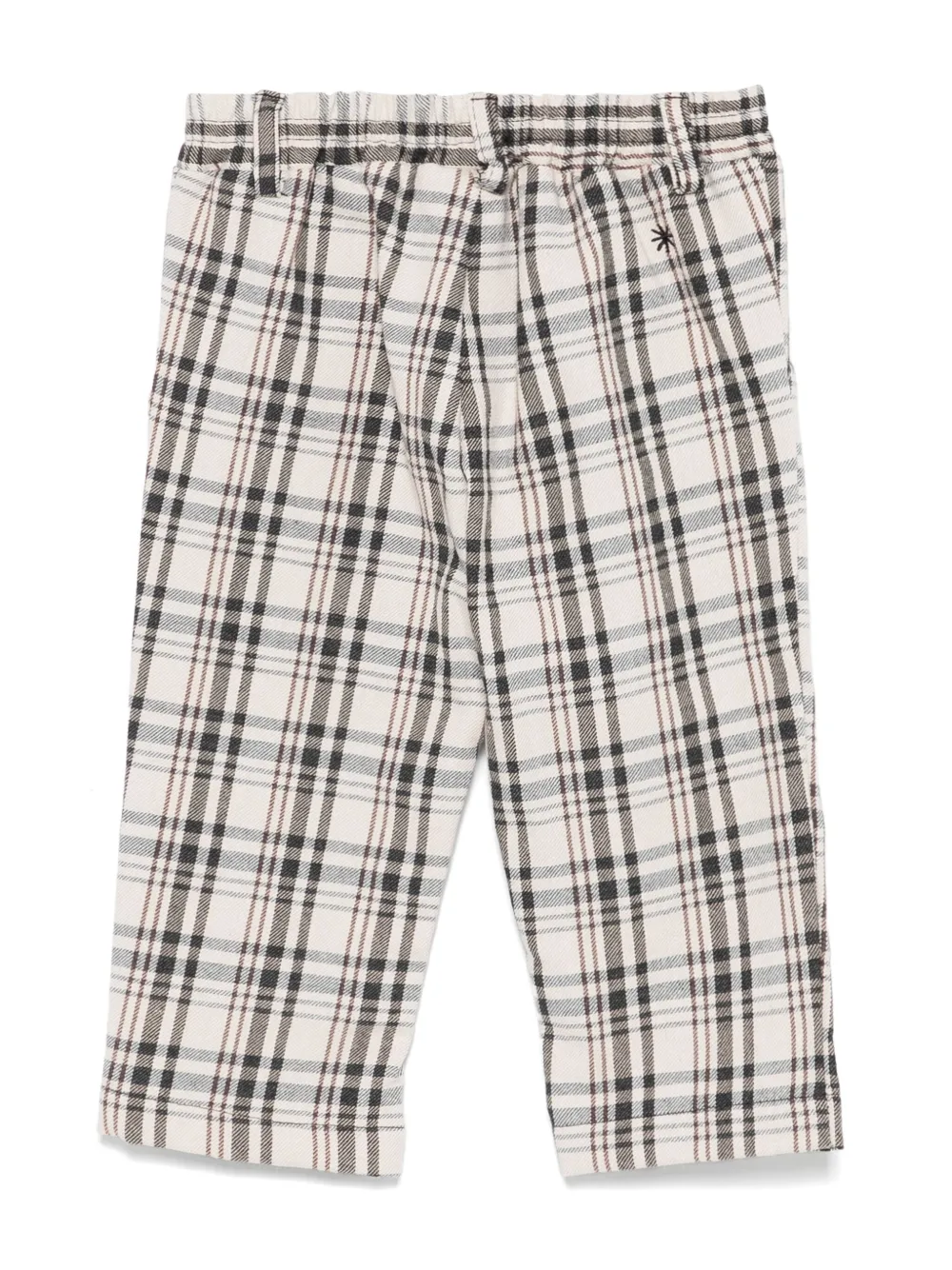 Manuel Ritz Geruite broek - Beige