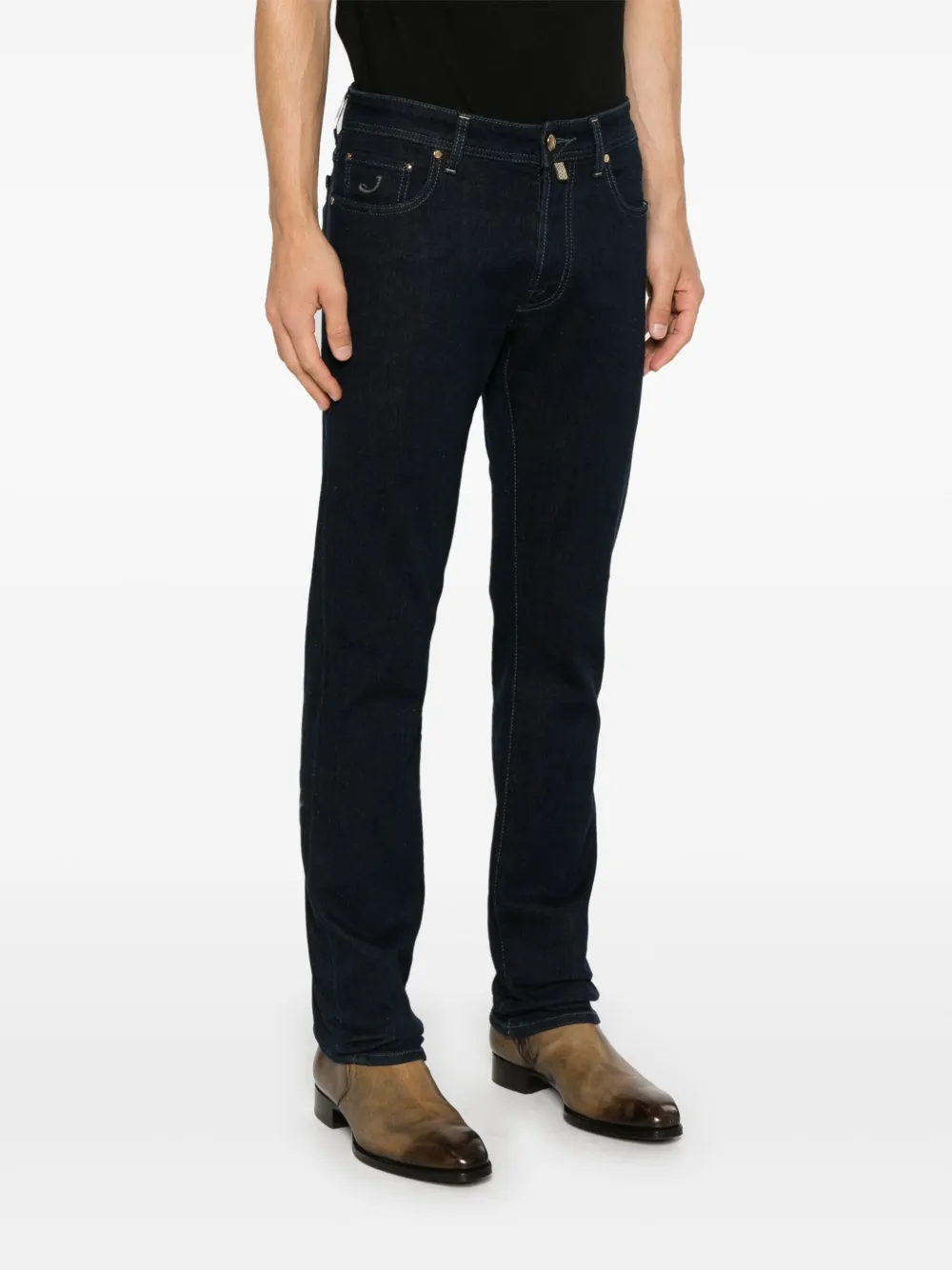 Shop Jacob Cohen Bard Jeans In Blue