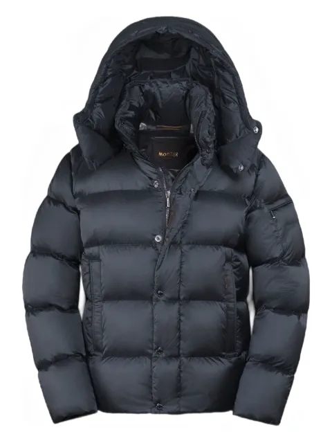 Moorer Nadir hooded puffer jacket