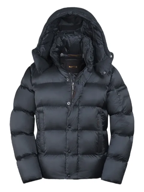Moorer Nadir hooded puffer jacket