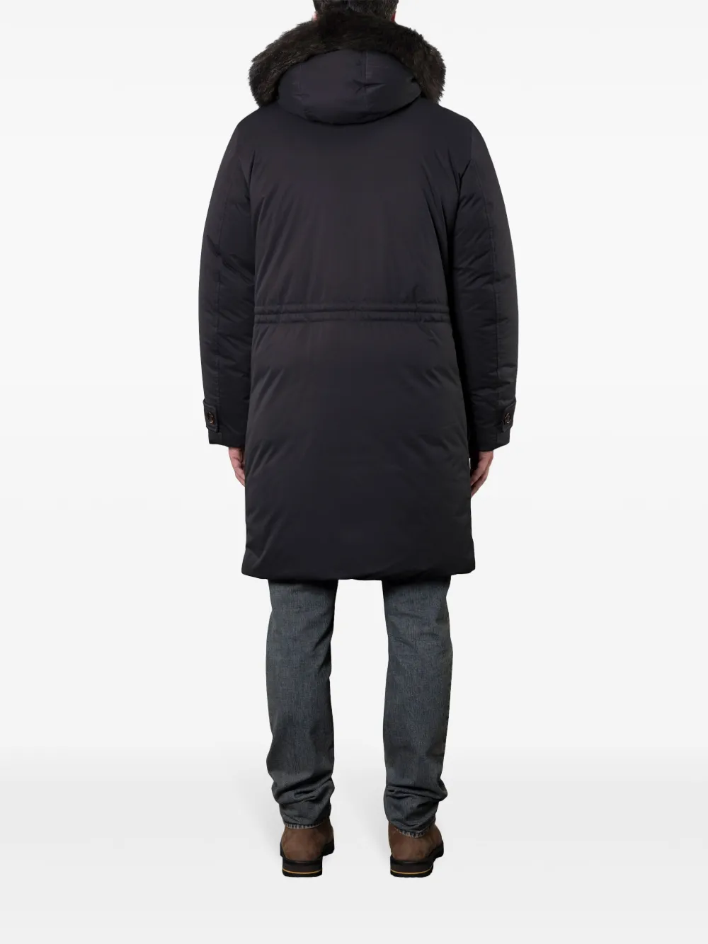 Moorer Helsinky Coat In Blue