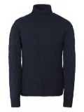 Moorer GORDON-WS3 cable-knit turtleneck sweater - Blue