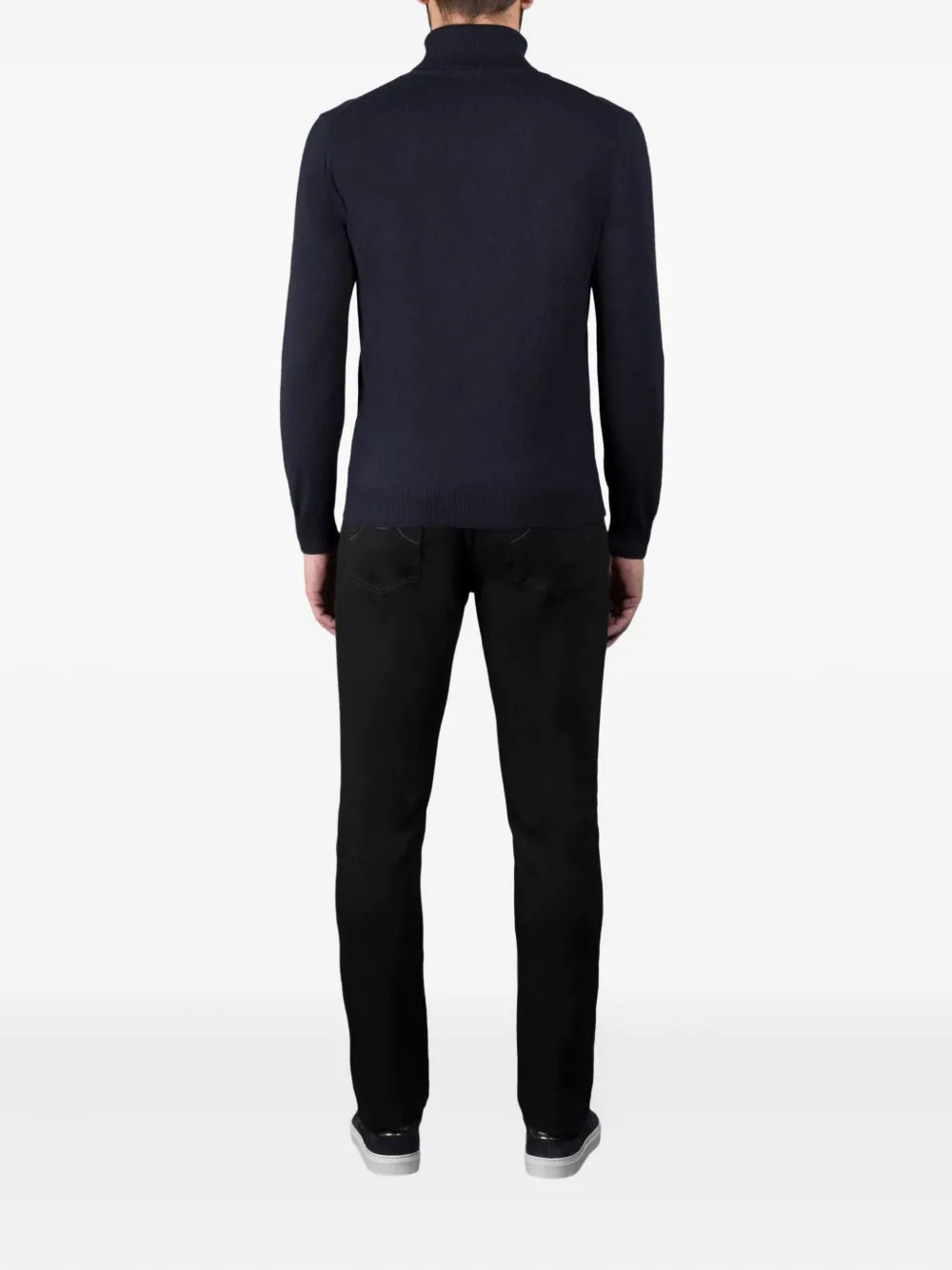 Moorer Turtleneck Sweater In Black