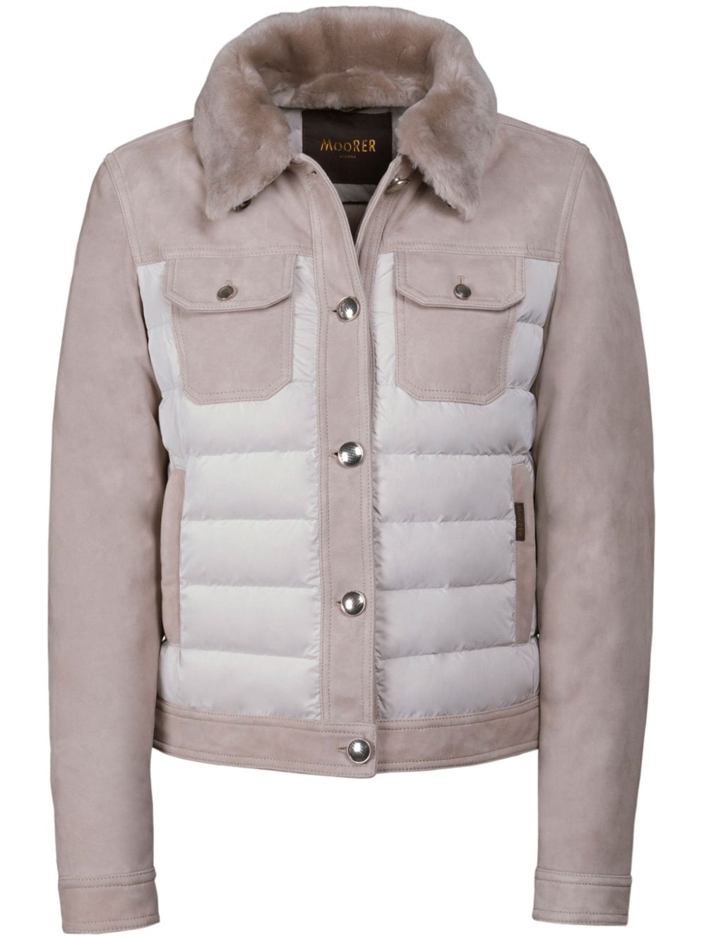 MOORER SHEARLING PADDED JACKET 