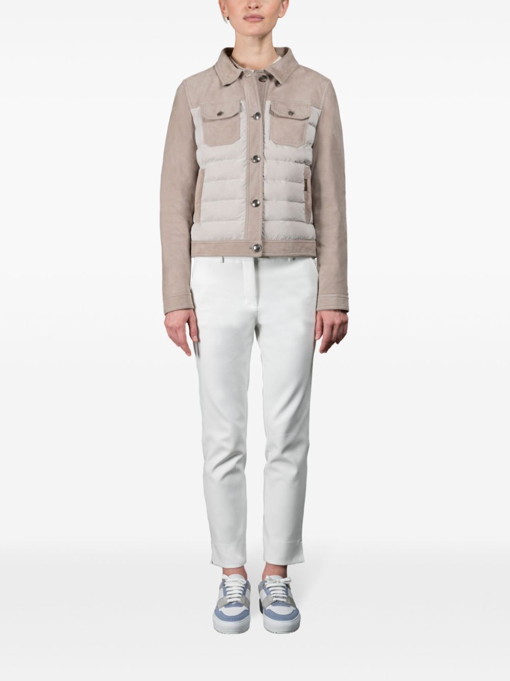 MOORER SHEARLING PADDED JACKET 