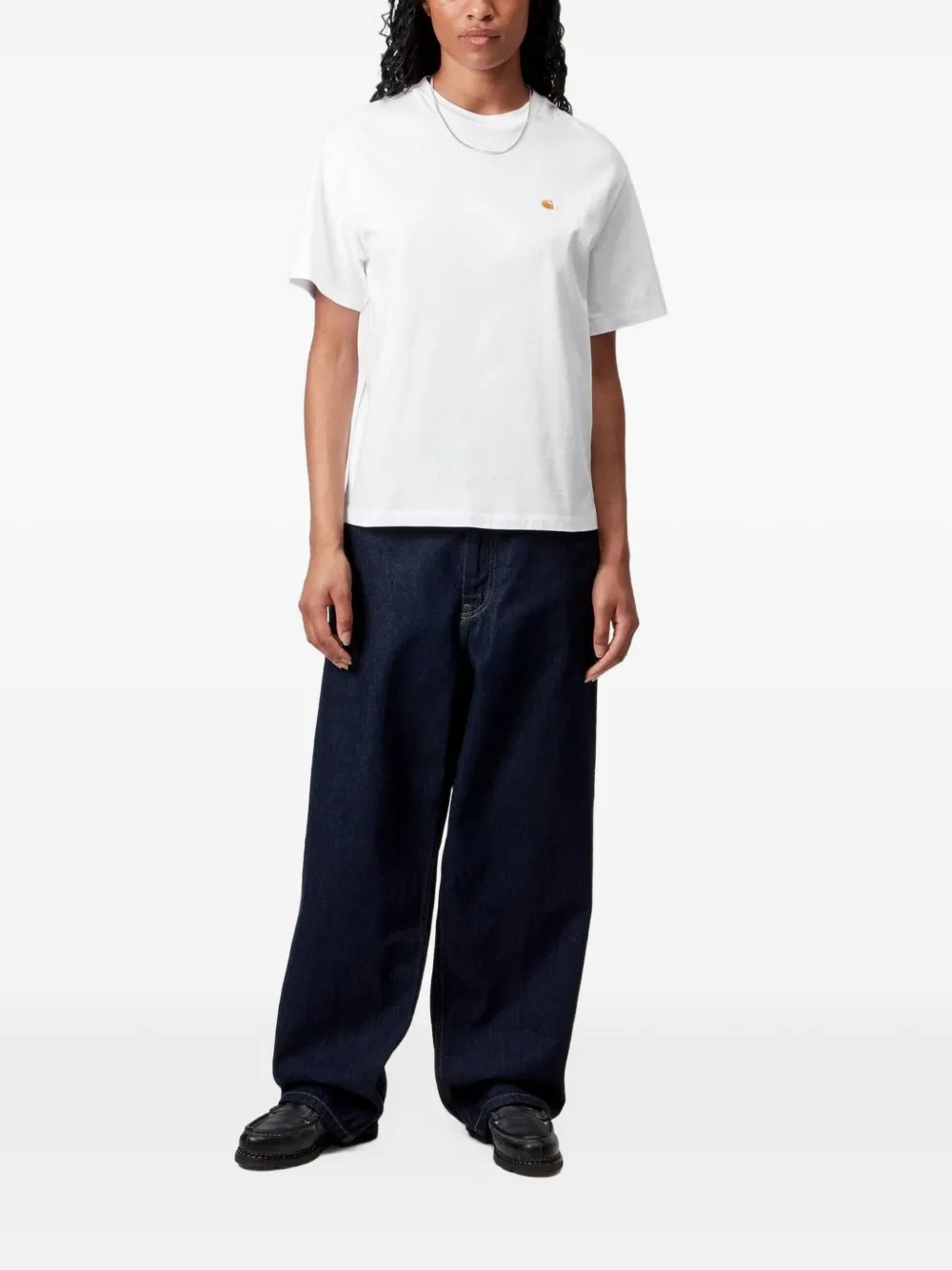 Carhartt WIP Chase T-shirt Wit