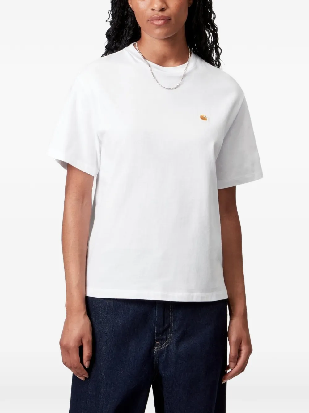 Carhartt WIP Chase T-shirt Wit