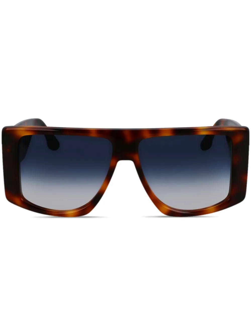 Victoria Beckham Vb Monogram 51mm Rectangular Sunglasses In Brown