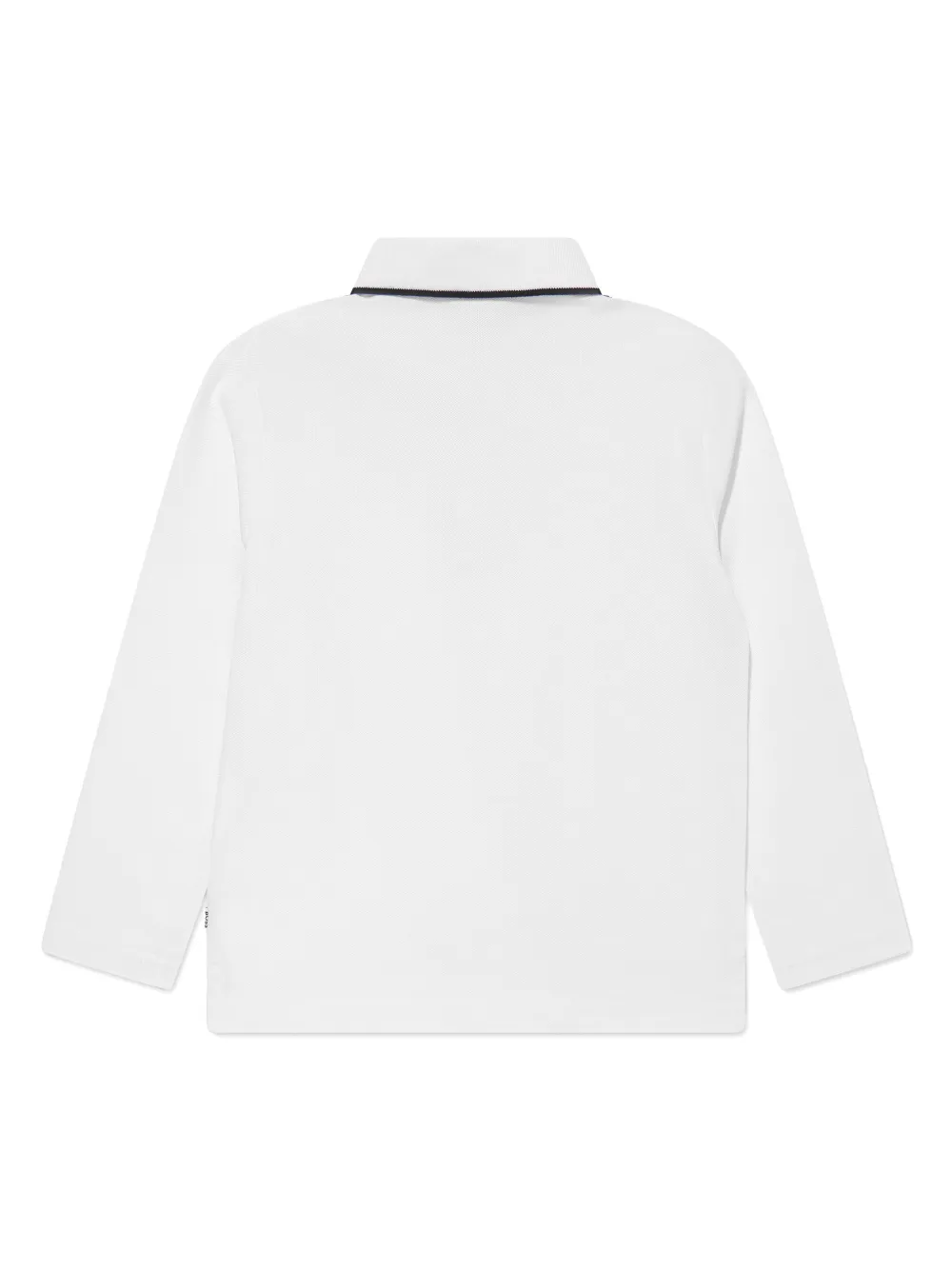 bosskidswear BOSS Kidswear Poloshirt met lange mouwen - Wit