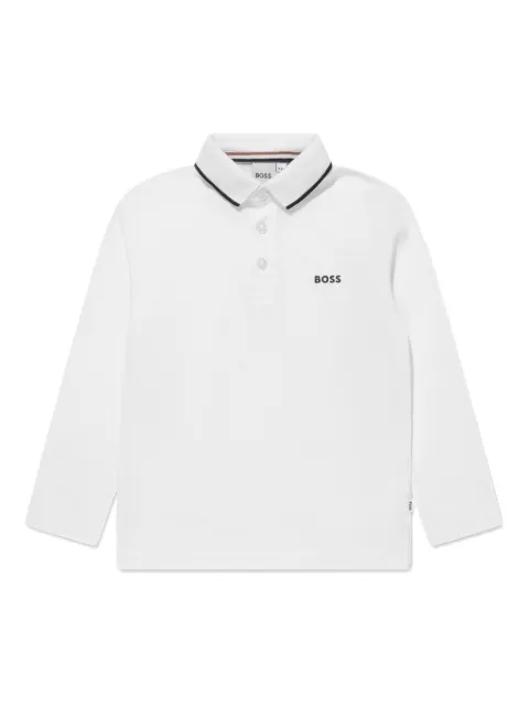 BOSS Kidswear long-sleeves polo shirt 