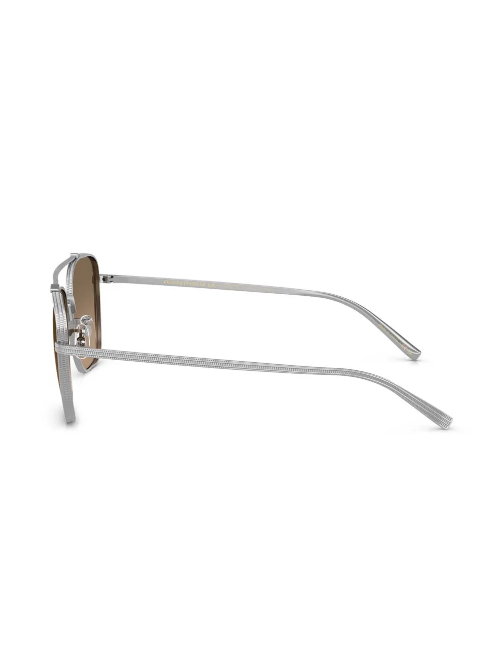 Oliver Peoples Avison zonnebril met vierkant montuur Zilver