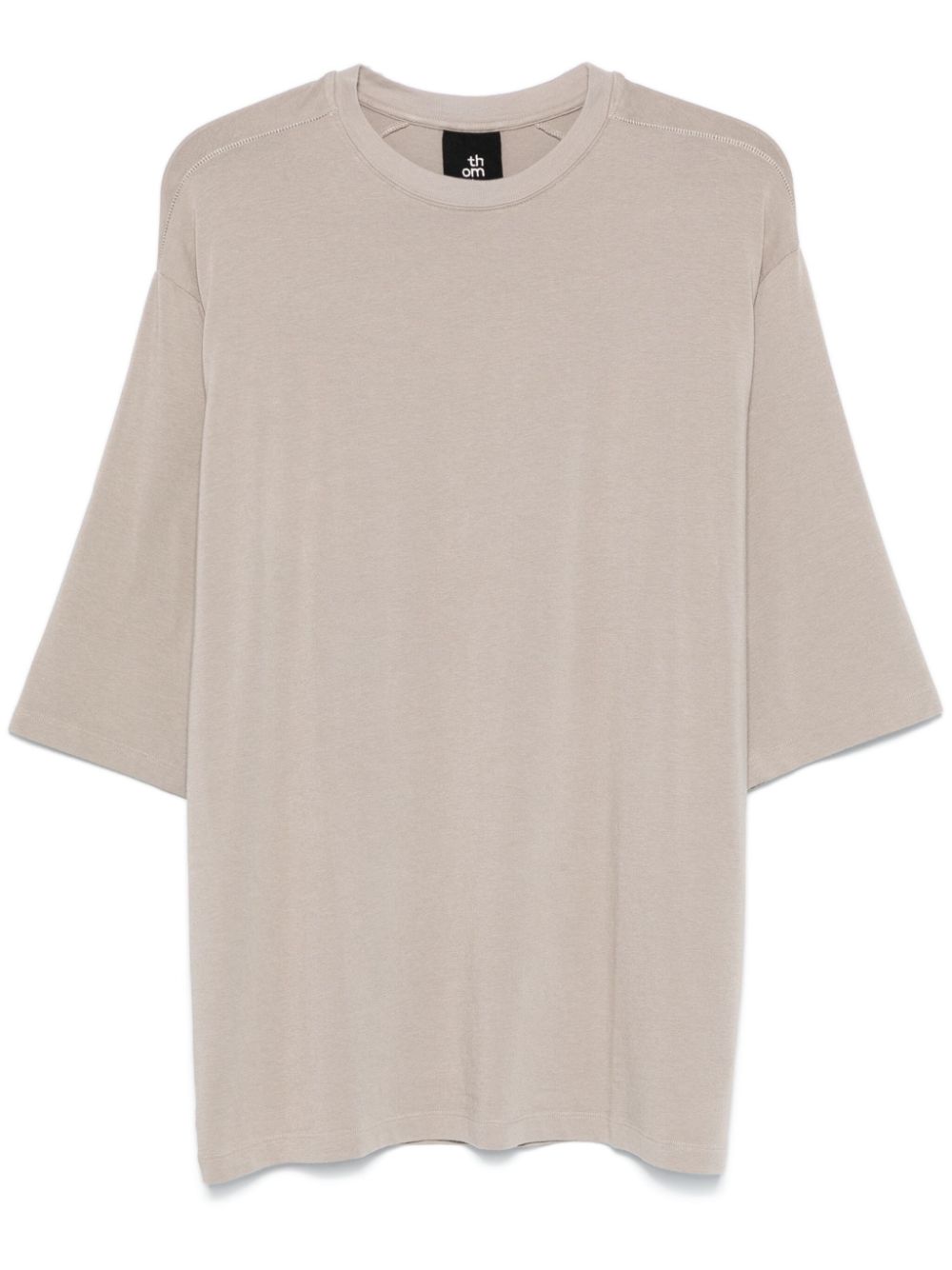 Thom Krom T-shirt met print Beige