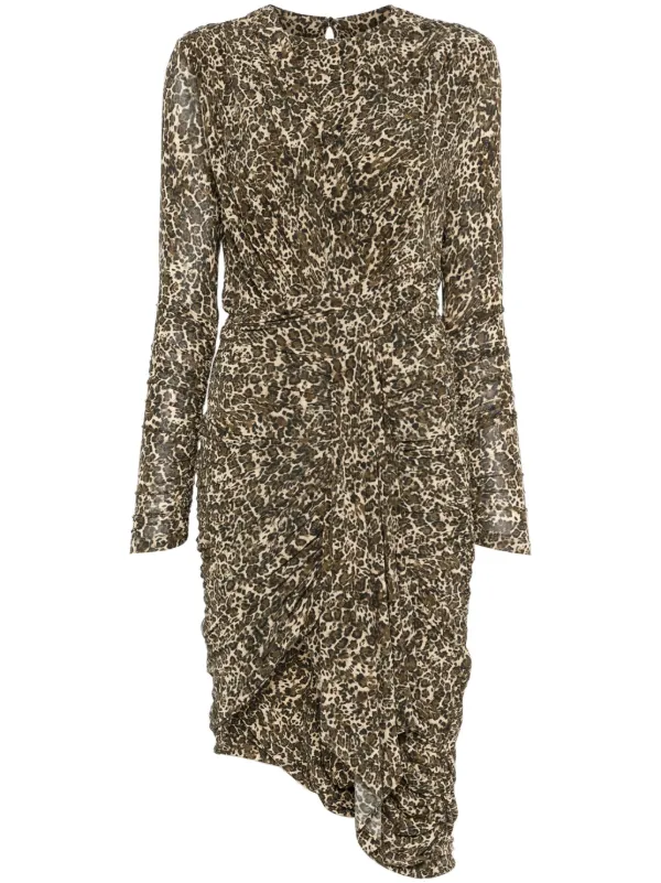 ISABEL MARANT Zorah Mini Dress Neutrals FARFETCH CA