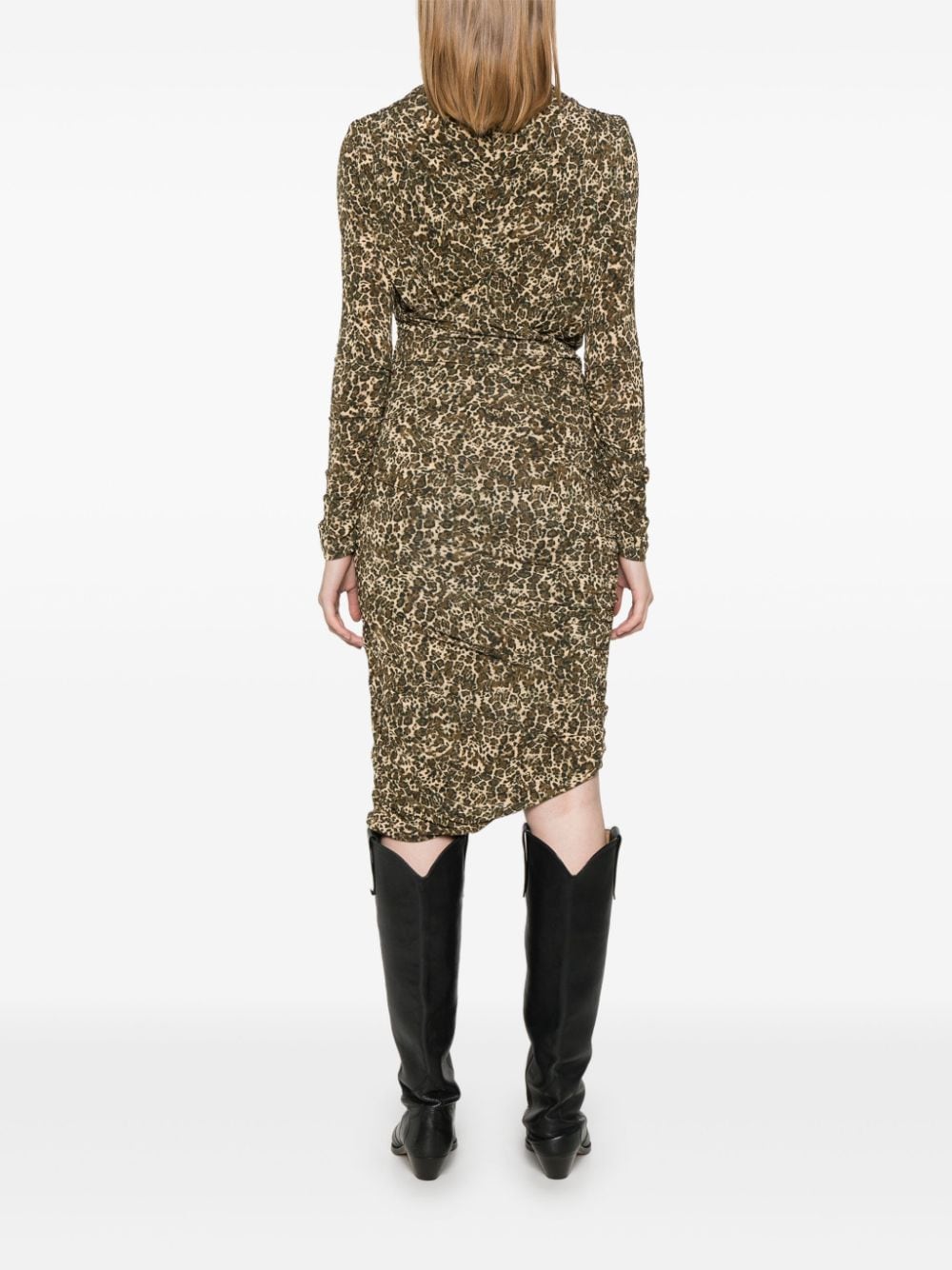 Shop Isabel Marant Zorah Mini Dress In Neutrals