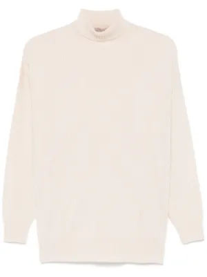 Victoria Victoria Beckham. - Victoria Victoria Beckham ウールロゴセーター Victoria Beckham ウール セーター | ニュートラル | FARFETCH JP