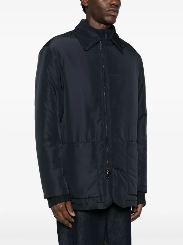 Emporio Armani water repellent Jacket Blue FARFETCH AO