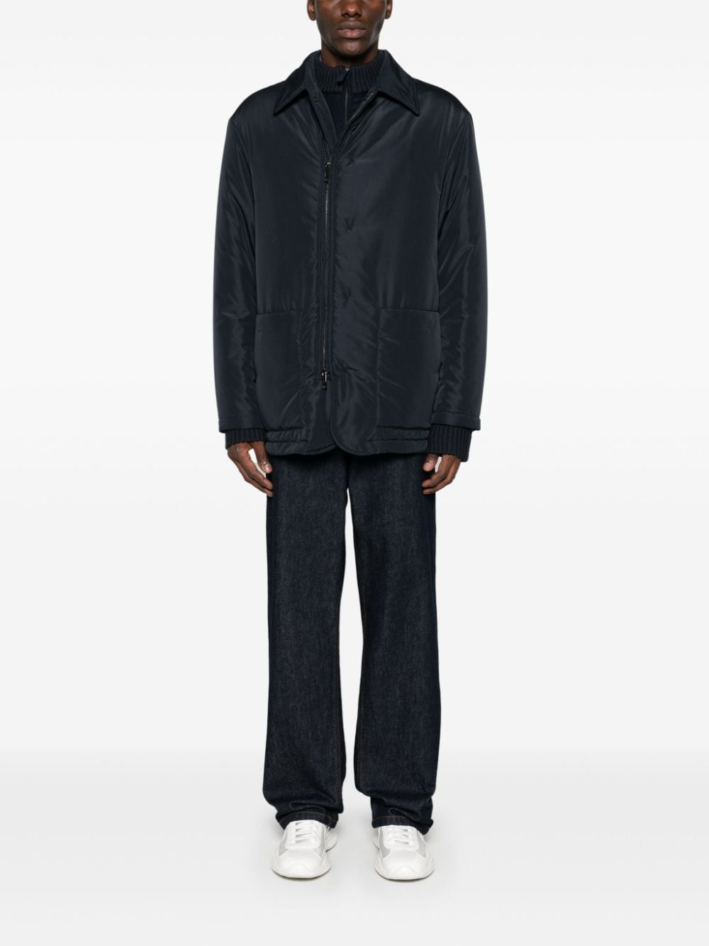 Emporio Armani water-repellent jacket - Blauw