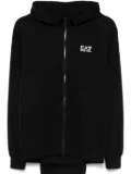 Ea7 Emporio Armani zip-up tracksuit set - Black