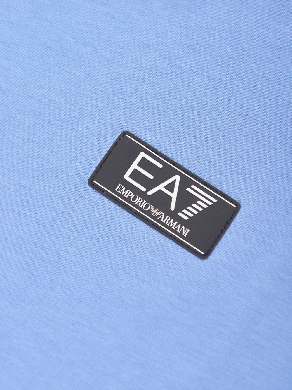 Emporio Armani Kids T-shirt met logopatch Blauw