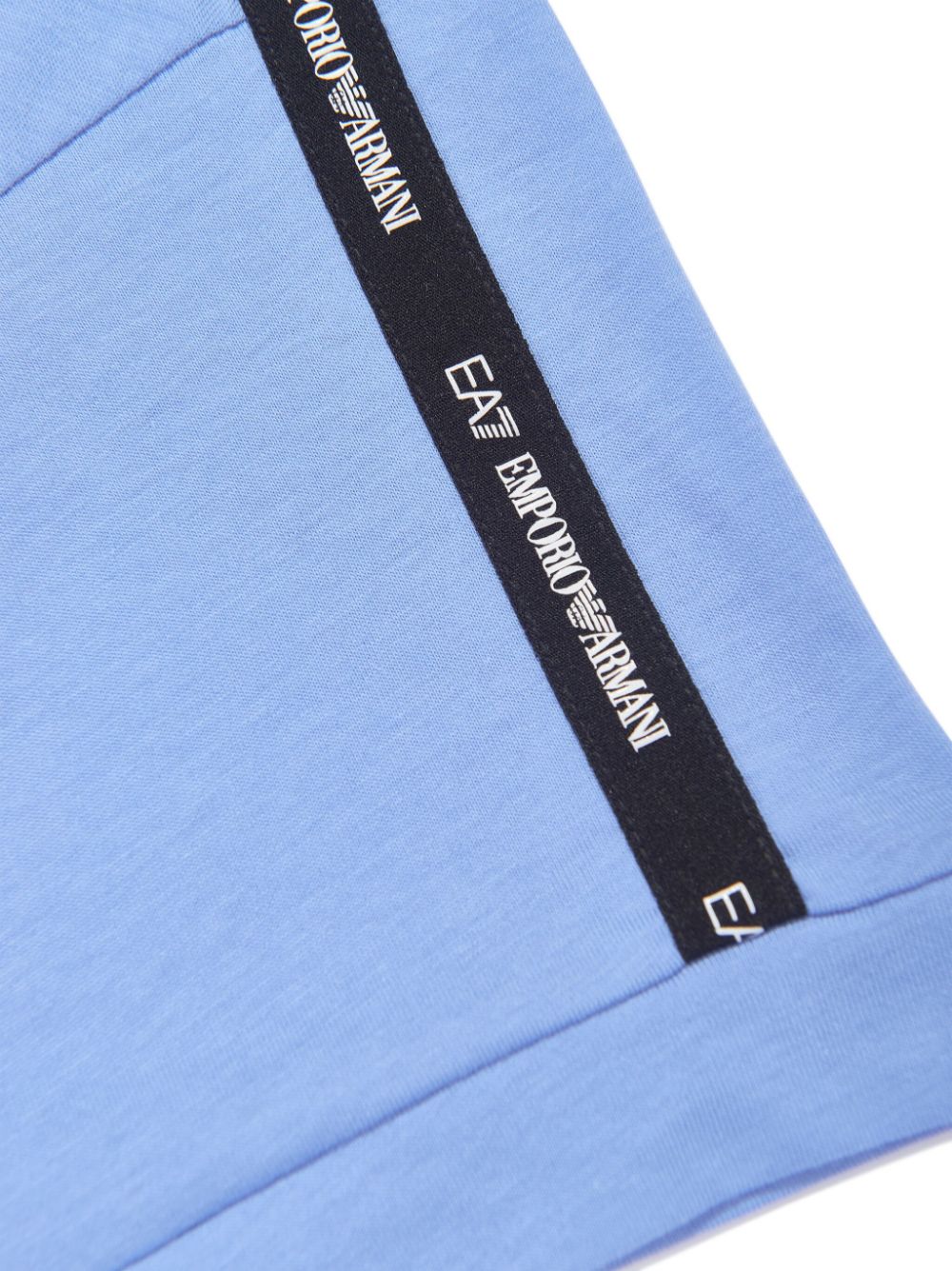 Emporio Armani Kids T-shirt met logopatch Blauw