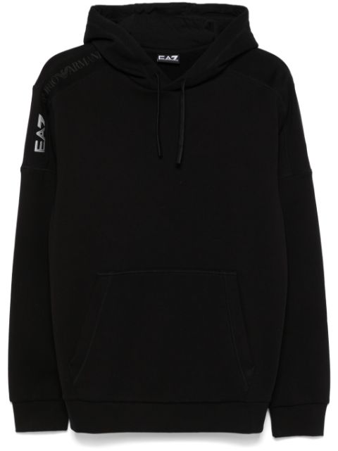 Ea7 Emporio Armani rubberised-logo hoodie Men