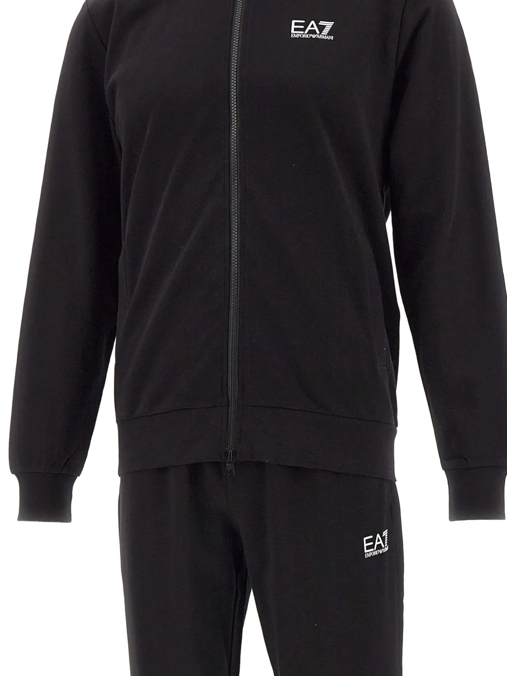 Ea7 Emporio Armani Trainingspak met rits Zwart