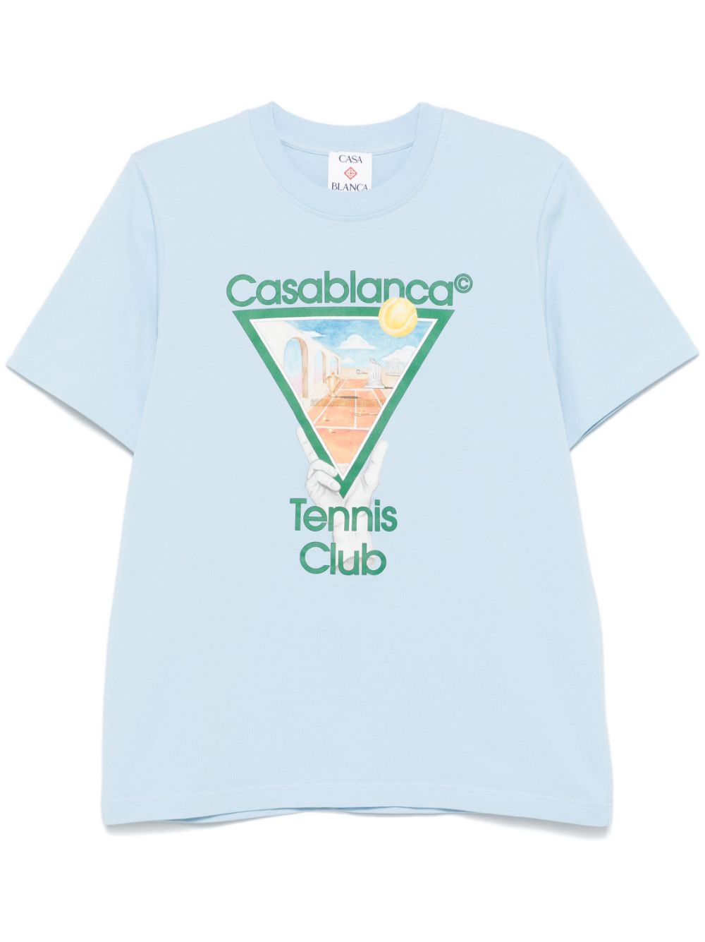 Casablanca T-shirt met print Blauw