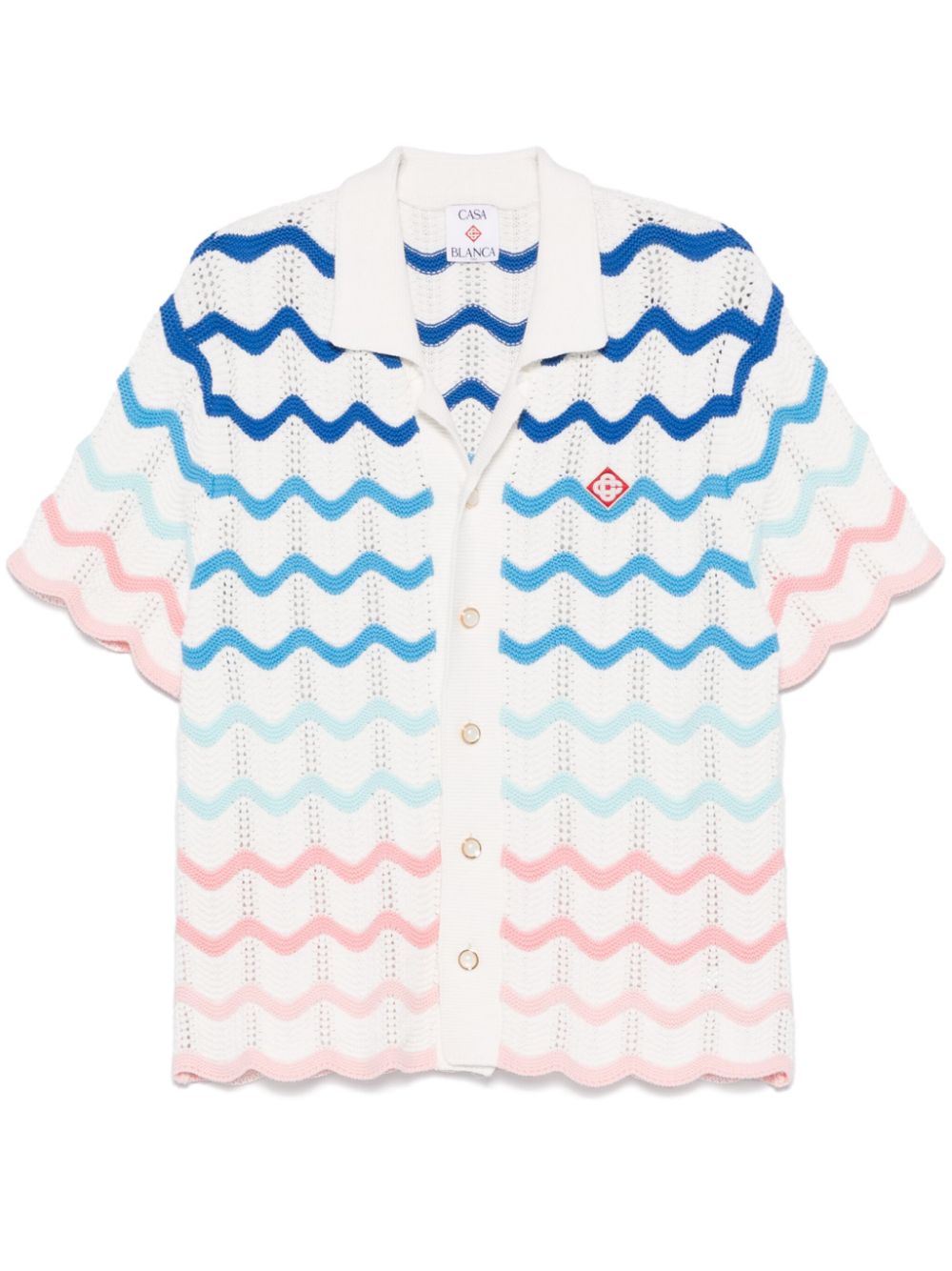 Casablanca Wave shirt - White