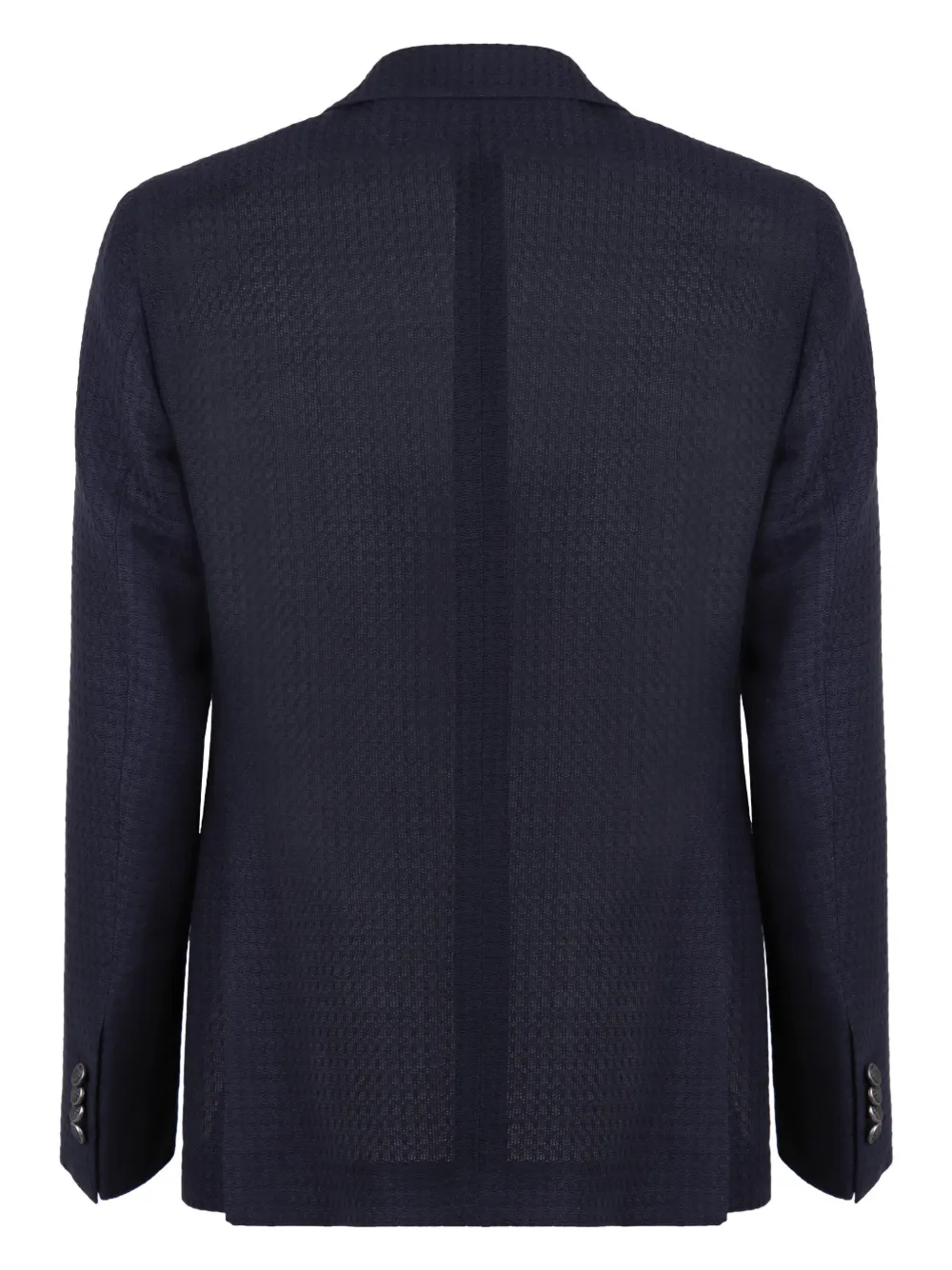 Shop Tagliatore Peak-lapels Single-breasted Blazer In Blau