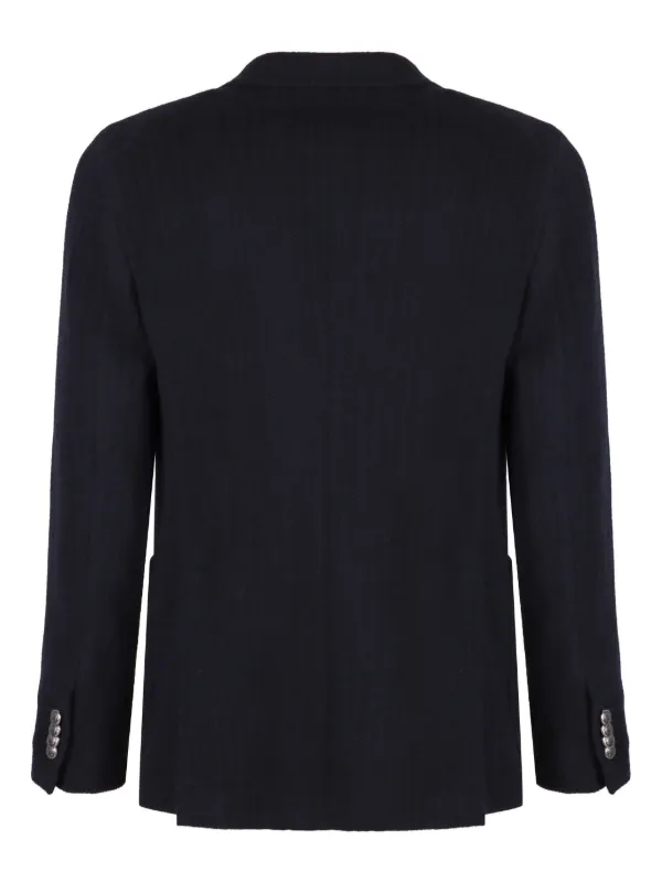 Tagliatore ヘリンボーン ジャケット | ブルー | FARFETCH JP