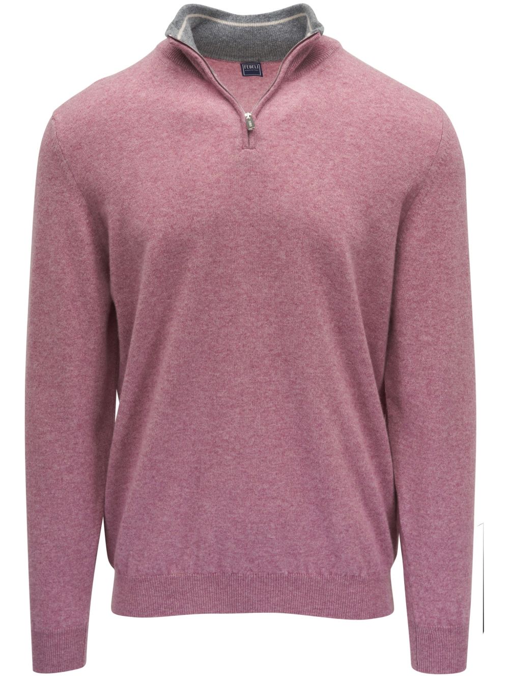 Fedeli half-zip sweater - Pink