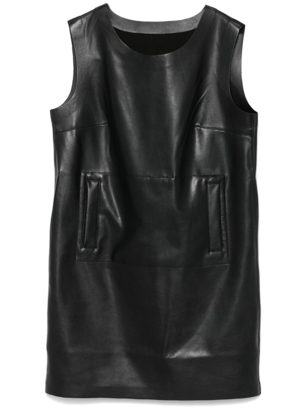 Norma Kamali sleeveless mini dress - Black