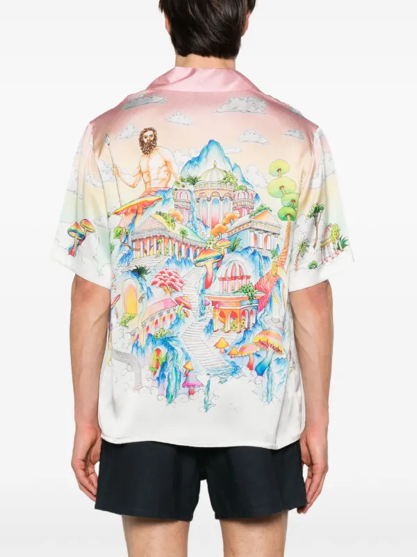 Casablanca The Road To Knowledge Shirt | Pink | FARFETCH