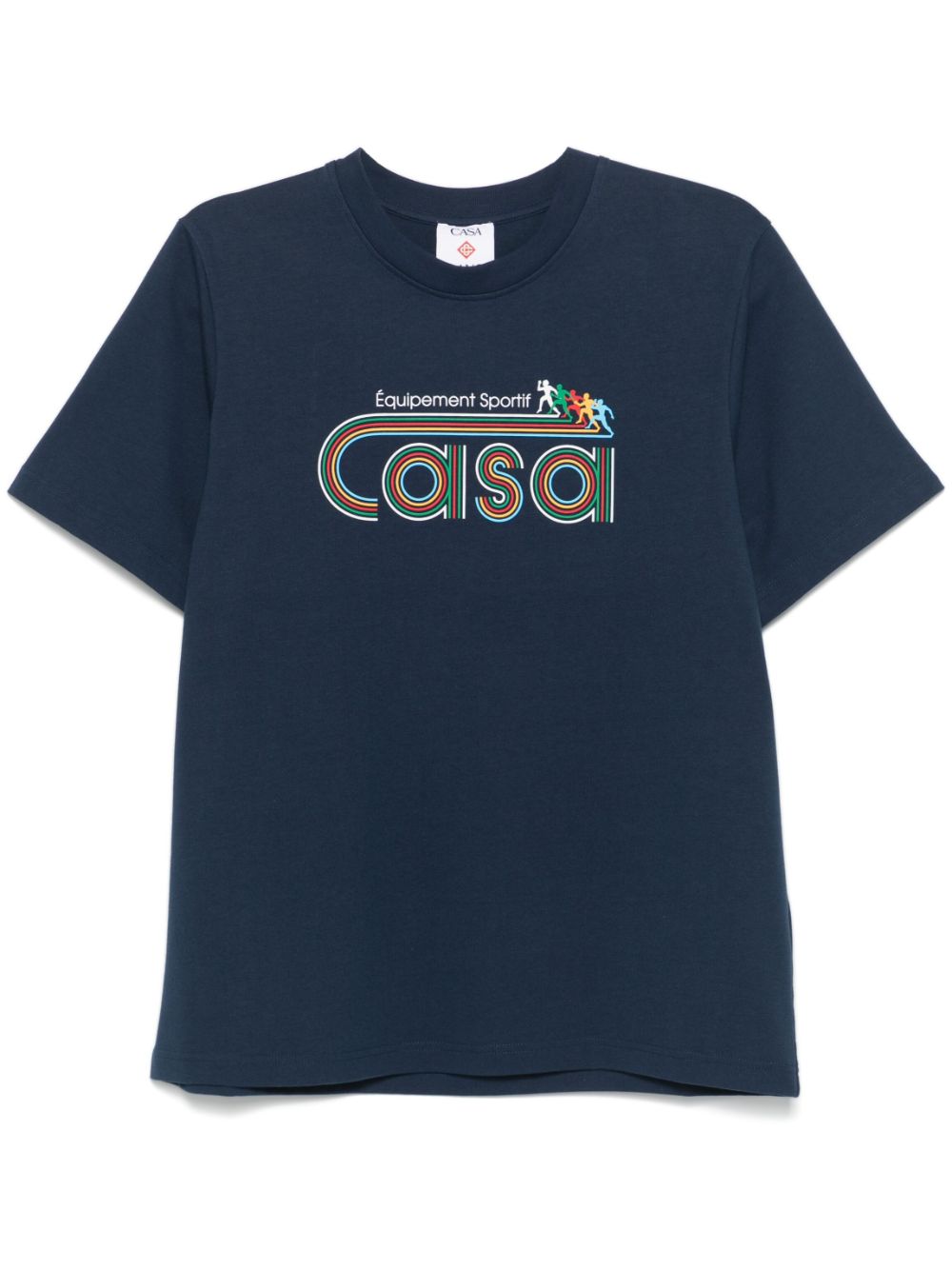 Casablanca T-shirt met print Blauw