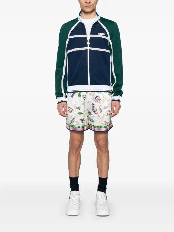 Casablanca トラックジャケット ジャージ Sサイズ Casablanca トラックジャケット | ブルー | FARFETCH JP